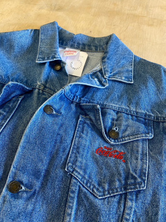 Vintage Coca-Cola Denim Trucker Jacket - L