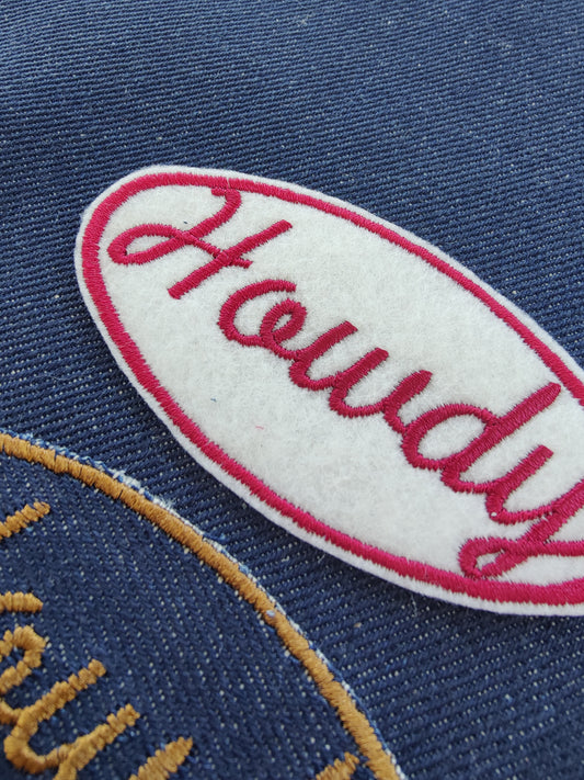 Howdy Cowboy Patch