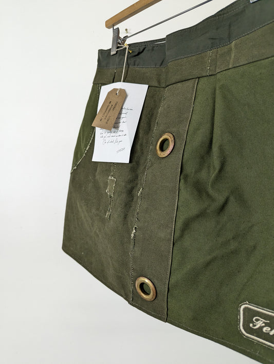 Fereday Studio A-Line Patchwork Canvas Skirt - UK10