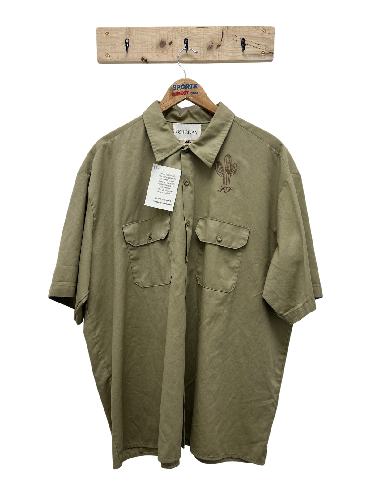 Reworked workwear shirt