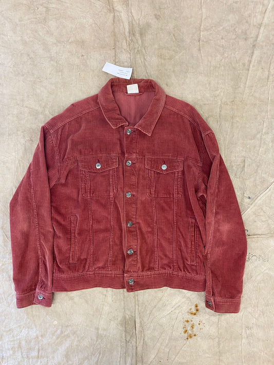 Vintage Cord Trucker Jacket - XL