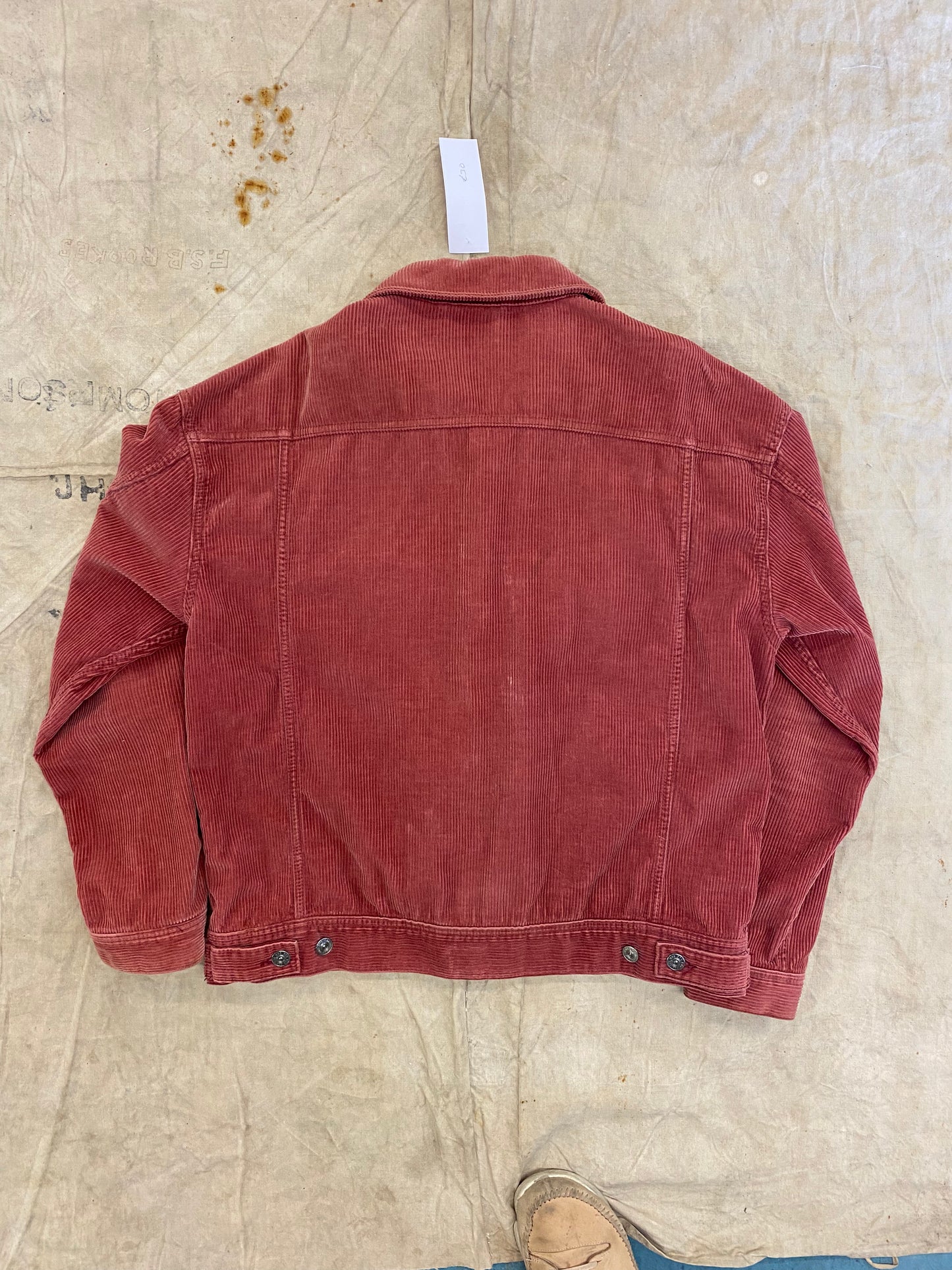 Vintage Cord Trucker Jacket - XL