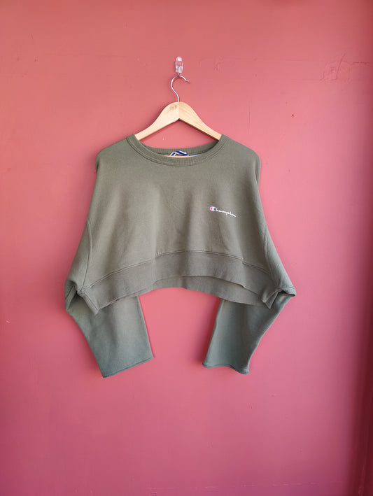 Fereday: Champion oversized Cropped Sweater