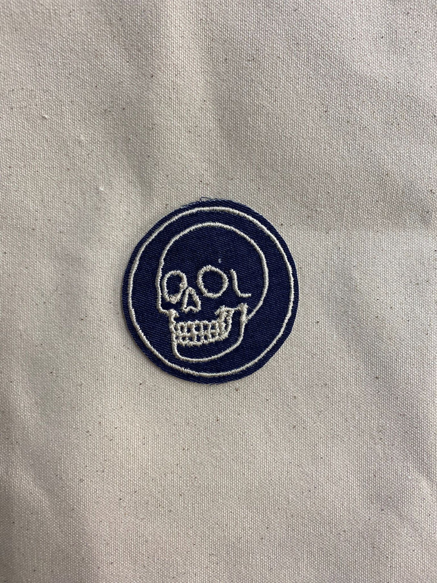 Vintage Skull - Circle Patch