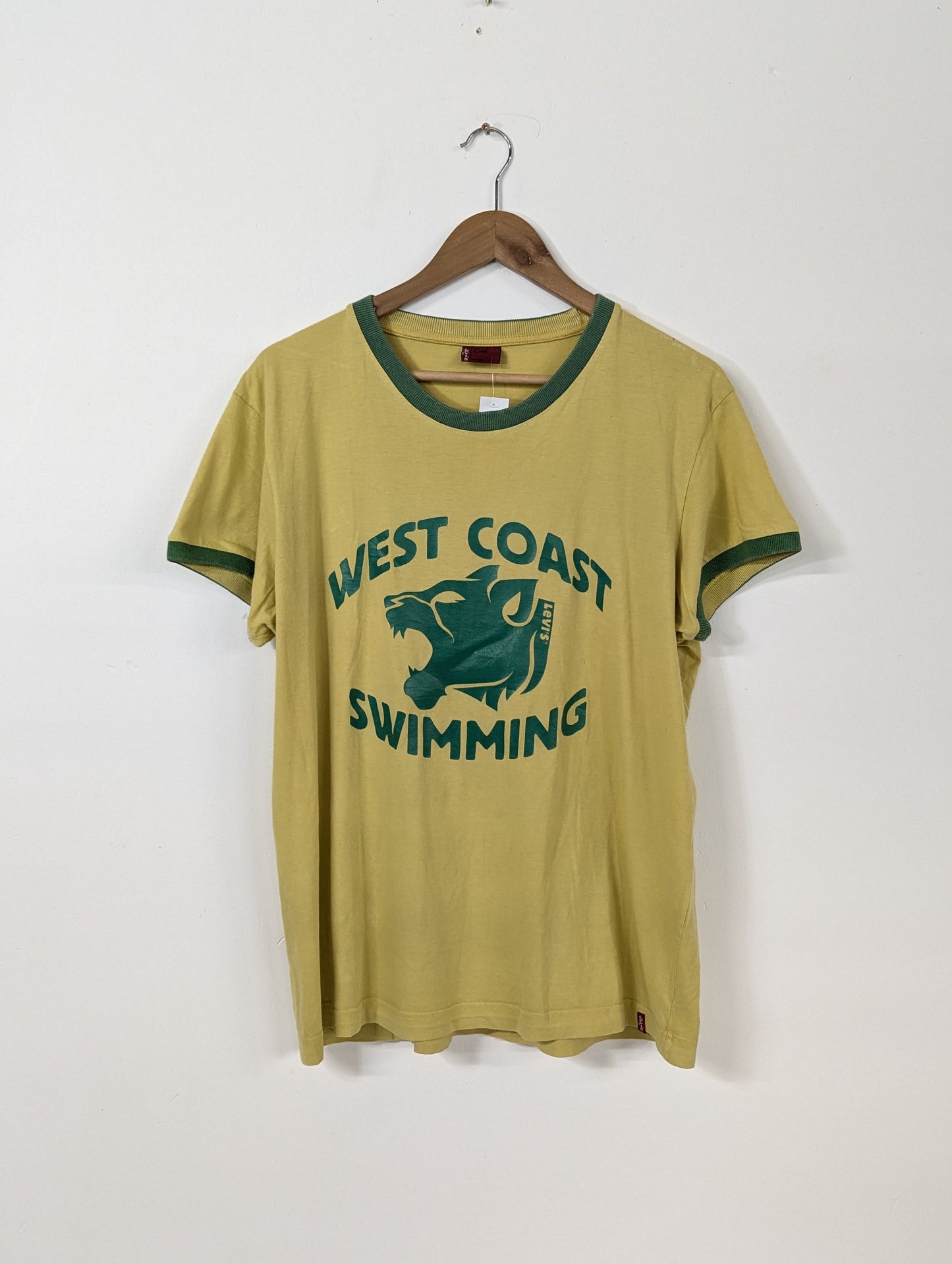 Vintage Levi’s “West Coast Swimming” Ringer T-Shirt - Large