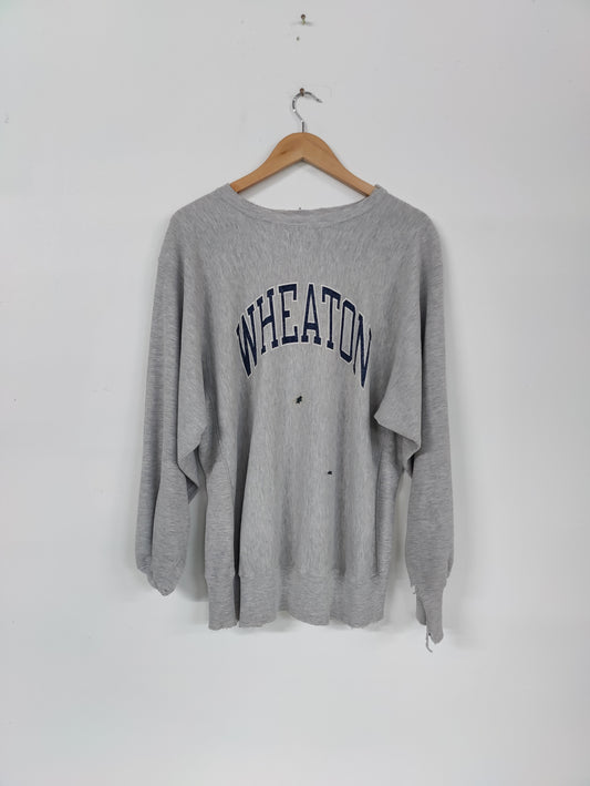 Vintage Champion USA Wheaton Sweater - L