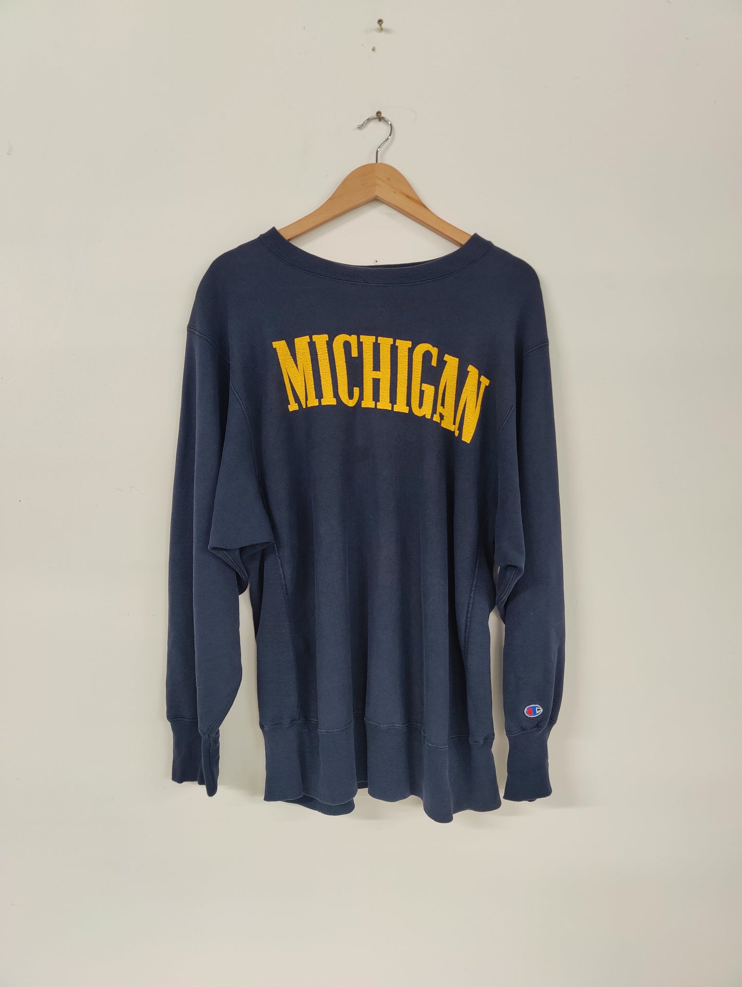Vintage Champion USA Michigan Sweater - XL