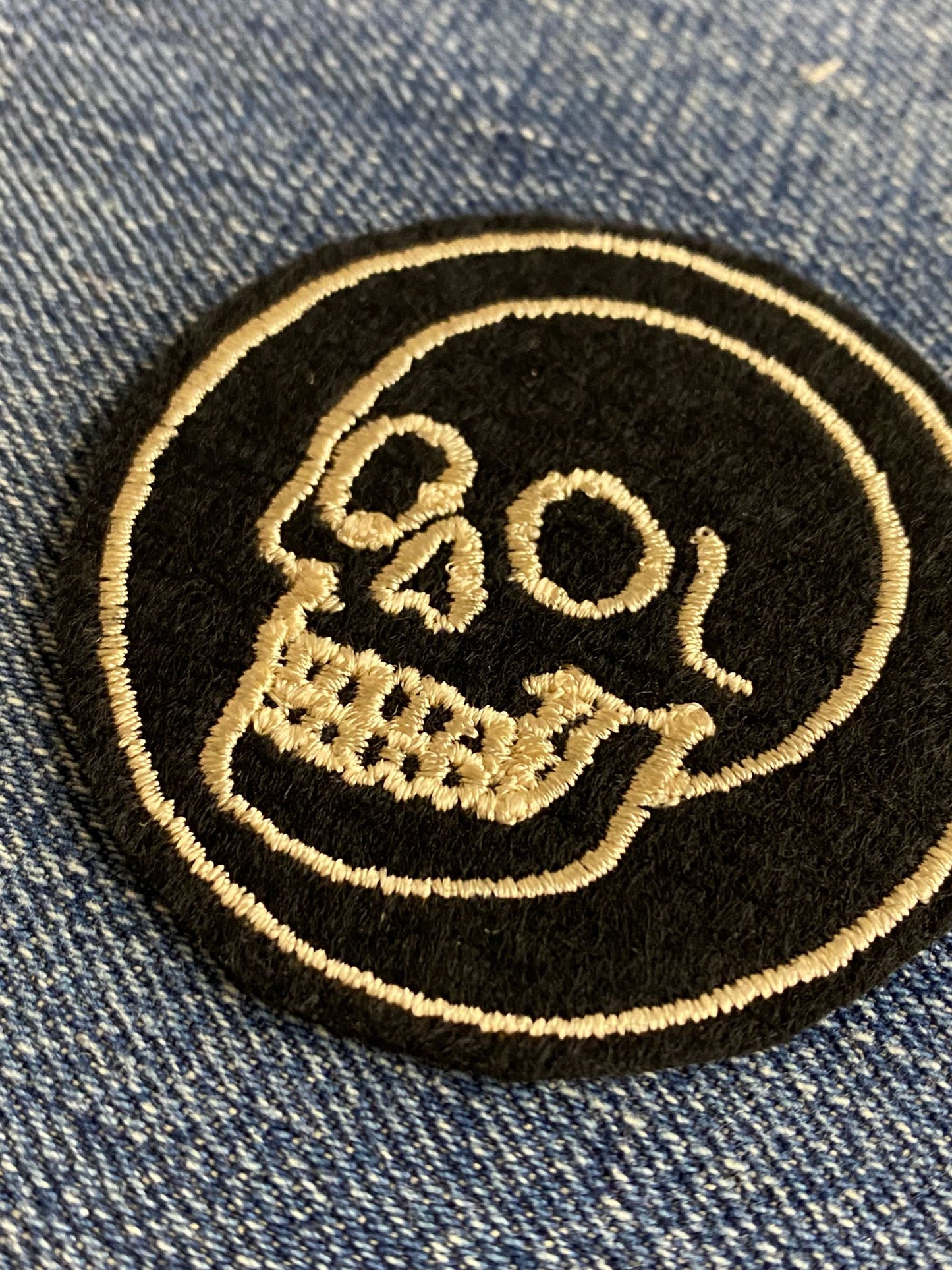 Vintage Skull - Circle Patch