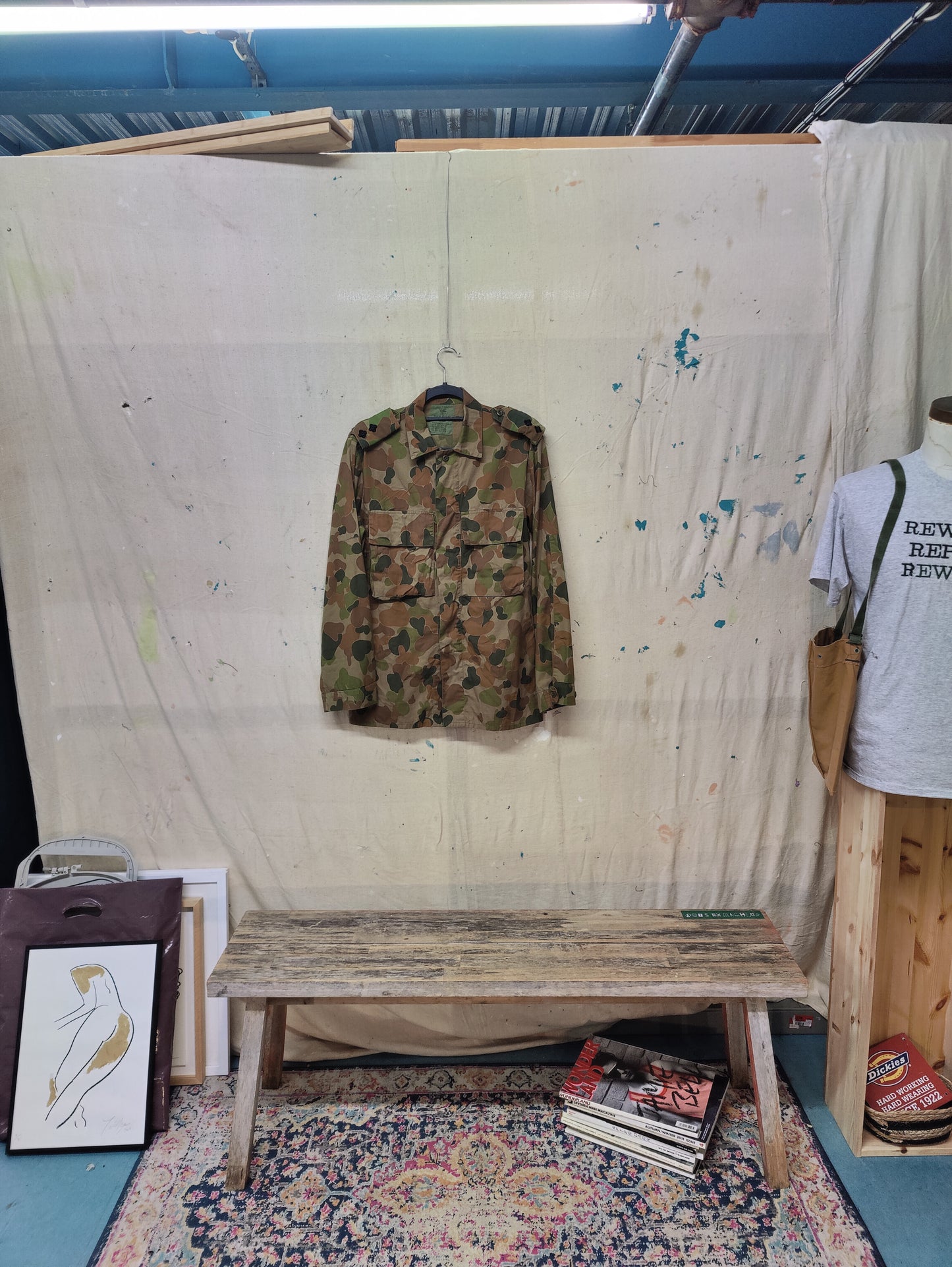Vintage Australian Army “Auscam” Camo Field Jacket - Medium