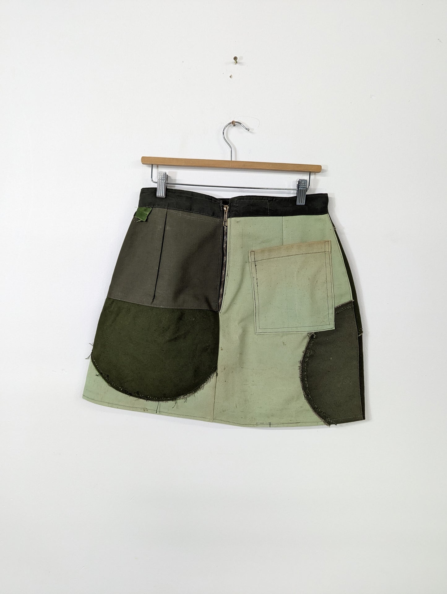 Fereday Studio A-Line Patchwork Canvas Skirt - UK10