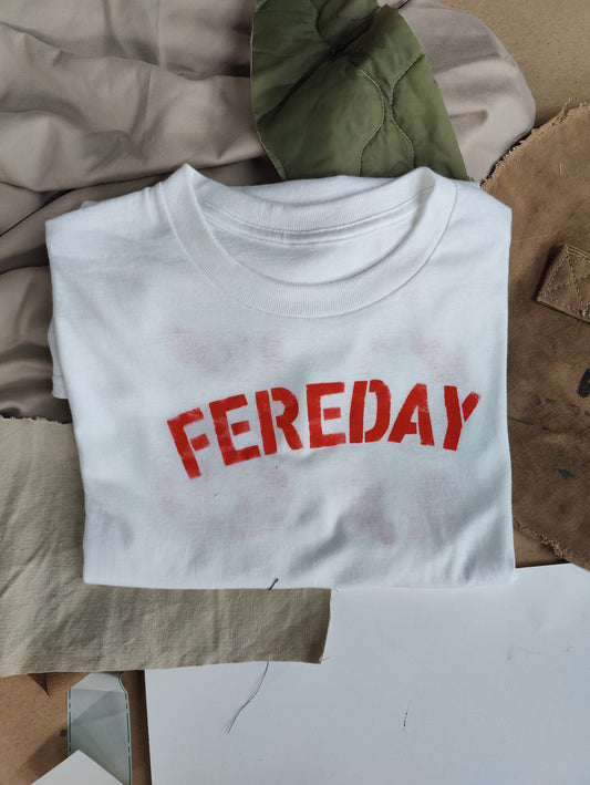 FEREDAY 95 Tee - Hand-Stencilled Vintage Deadstock Edition