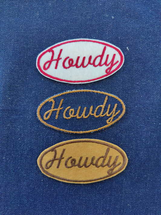Howdy Cowboy Patch