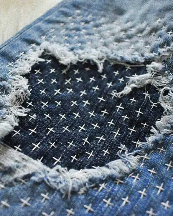Fereday - Sashiko Kit - Japanese inspired visible mending kit